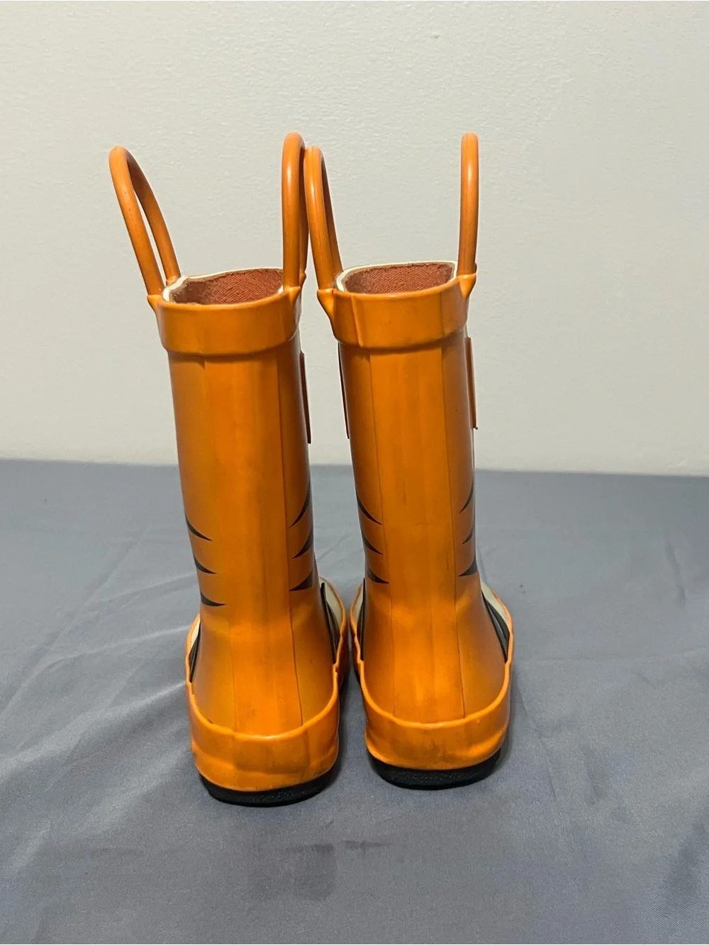 Toddler Lennon Orange Tiger Rain Boots - Cat & Jack
